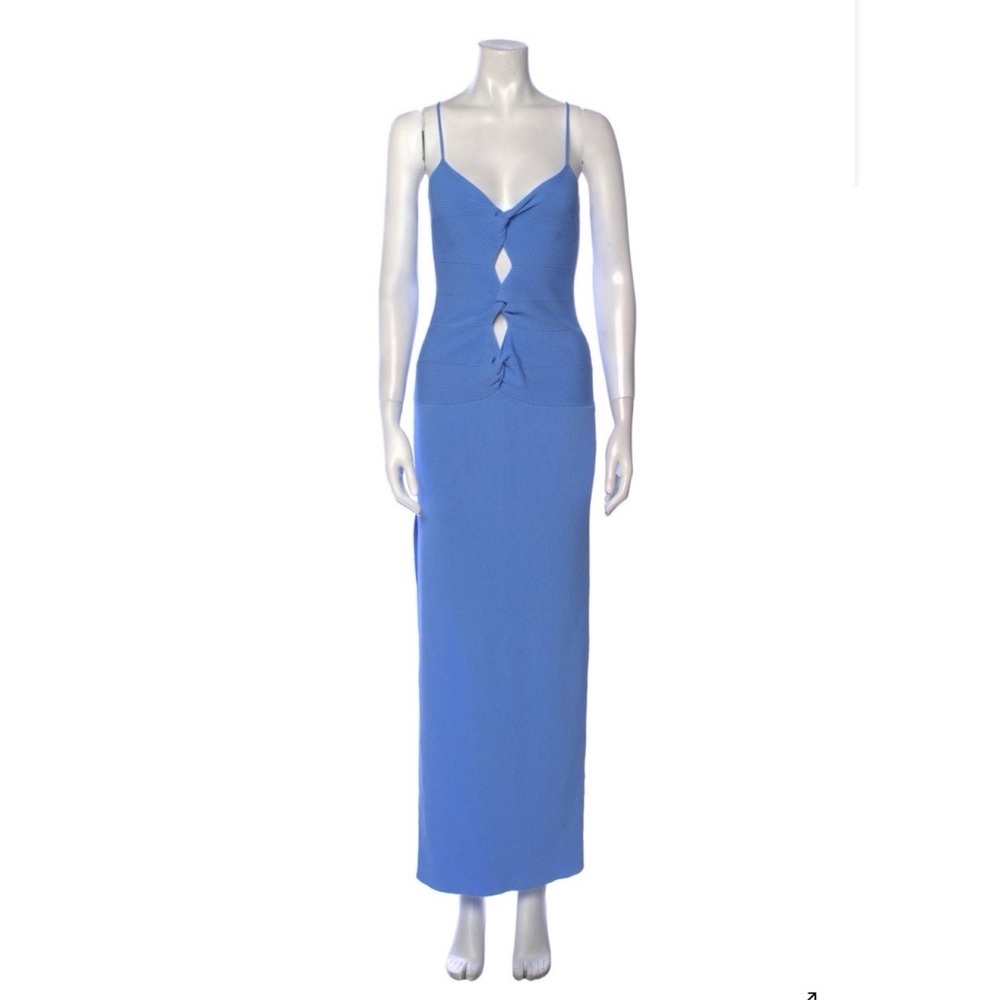 Elegant Blue Maxi Dress